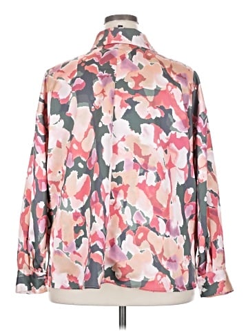 ELOQUII Long Sleeve Blouse (view 2)
