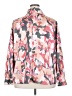ELOQUII 100% Polyester Camo Pink Long Sleeve Blouse Size 20 - photo 2