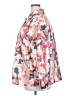 ELOQUII 100% Polyester Camo Pink Long Sleeve Blouse Size 20 - photo 5