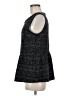 Talbots Jacquard Damask Black Sleeveless Blouse Size M - photo 5