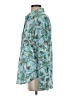 prologue 100% Polyester Print Teal Long Sleeve Blouse Size S - photo 5
