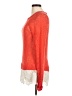 Democracy 100% Acrylic Orange Pullover Sweater Size M - photo 5