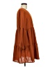 Unbranded Solid Brown Casual Dress Size M - photo 4
