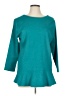 Lands' End Teal 3/4 Sleeve Top Size L - photo 1