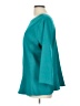 Lands' End Teal 3/4 Sleeve Top Size L - photo 5