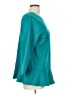 Lands' End Teal 3/4 Sleeve Top Size L - photo 4