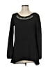 Studio Y 100% Polyester Black Long Sleeve T-Shirt Size M - photo 1