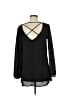 Studio Y 100% Polyester Black Long Sleeve T-Shirt Size M - photo 2