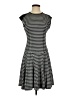Gabby Skye Houndstooth Black Casual Dress Size 4 - photo 1