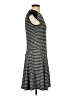 Gabby Skye Houndstooth Black Casual Dress Size 4 - photo 4