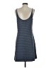 Unbranded Stripes Gray Blue Casual Dress Size S (estimated) - photo 2