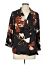 14th & Union 100% Polyester Black 3/4 Sleeve Blouse Size L - photo 1