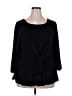 ELOQUII Black 3/4 Sleeve Blouse Size 22 - 24 Plus - photo 1