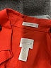 Chico's Orange 3/4 Sleeve Button-Down Shirt Size Sm Petite (0) - photo 7