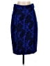 Ann Taylor Paisley Blue Formal Skirt Size 0 - photo 1