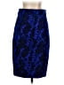Ann Taylor Paisley Blue Formal Skirt Size 0 - photo 2