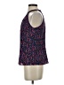 Ecru 100% Polyester Print Blue Sleeveless Blouse Size XS - photo 5