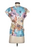 Elie Tahari Tan Short Sleeve Blouse Size XS - photo 2