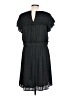 Left Coast by Dolan 100% Polyester Solid Black Casual Dress Size L - photo 2
