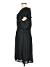 Left Coast by Dolan 100% Polyester Solid Black Casual Dress Size L - photo 5
