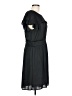 Left Coast by Dolan 100% Polyester Solid Black Casual Dress Size L - photo 4