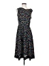 Esprit Print Blue Cocktail Dress Size XXSEstimated - photo 1