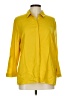 Love Tree 100% Rayon Yellow 3/4 Sleeve Button-Down Shirt Size L - photo 1