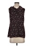 CAbi 100% Polyester Burgundy Sleeveless Blouse Size XS - photo 1