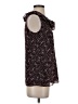 CAbi 100% Polyester Burgundy Sleeveless Blouse Size XS - photo 4