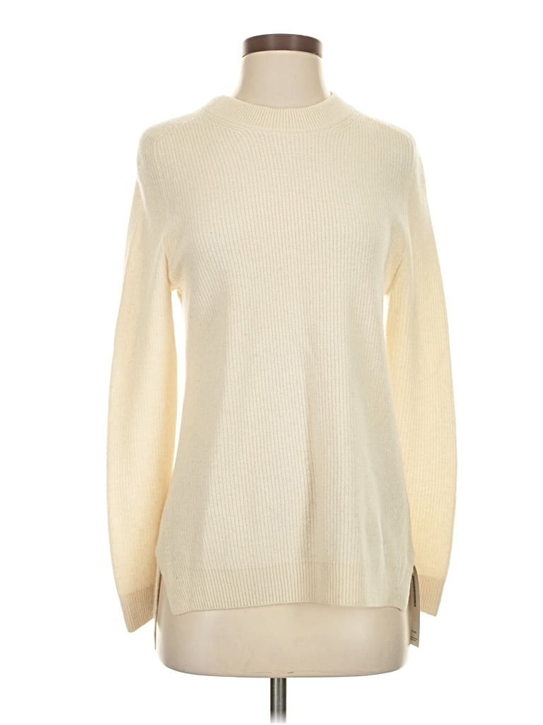 Pre-owned Rag & Bone Cashmere Pullover Sweater In Ivory