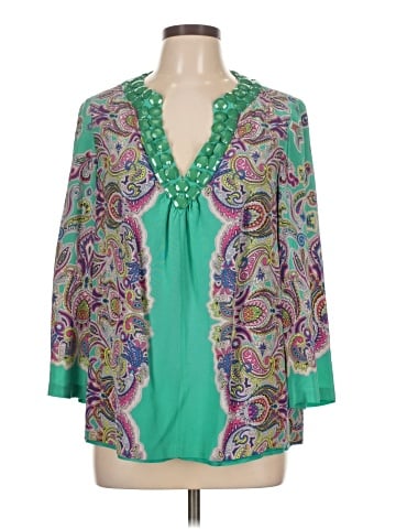 Tibi 3/4 Sleeve Blouse (view 1)