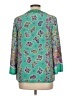 Tibi Green 3/4 Sleeve Blouse Size 10 - photo 2