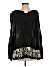 Tibi Black Long Sleeve Blouse Size S - photo 1