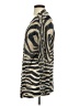 Cullen Animal Print Silver Cardigan Size S - photo 5