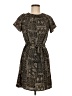 Veronica M. 100% Polyester Tweed Brown Casual Dress Size M - photo 1