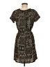Veronica M. 100% Polyester Tweed Brown Casual Dress Size M - photo 2