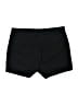Ecru Solid Black Shorts Size 12 - photo 2