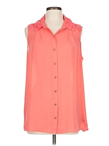 Beige by ECI Sleeveless Blouse (view 1)