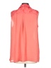 Beige by ECI 100% Polyester Pink Sleeveless Blouse Size L - photo 2