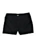 Ecru Solid Black Shorts Size 12 - photo 1