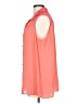 Beige by ECI 100% Polyester Pink Sleeveless Blouse Size L - photo 5