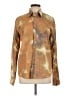Assorted Brands Tie-dye Brown Long Sleeve Button-Down Shirt Size L - photo 1