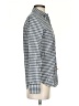 J.Crew Checkered-gingham Blue Long Sleeve Button-Down Shirt Size 0 - photo 4