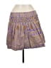 Plenty By Tracy Reese 100% Cotton Paisley Purple Casual Skirt Size 8 - photo 2