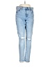 Banana Republic Hearts Blue Jeans Size 26 waist - photo 1