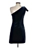 Laundry by Shelli Segal Solid Blue Cocktail Dress Size 0 - photo 2