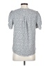 Maison d' Amelie 100% Polyester Silver Short Sleeve Blouse Size XS - photo 2