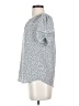 Maison d' Amelie 100% Polyester Silver Short Sleeve Blouse Size XS - photo 5