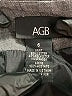 AGB 100% Acetate Gray Formal Skirt Size 6 - photo 4