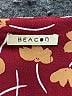 Beacon Burgundy 3/4 Sleeve Blouse Size S - photo 6